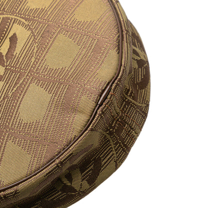 Green Chanel New Travel Line Nylon Pouch