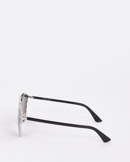 Dior Black & Silver Metal Studded So Real Sunglasses