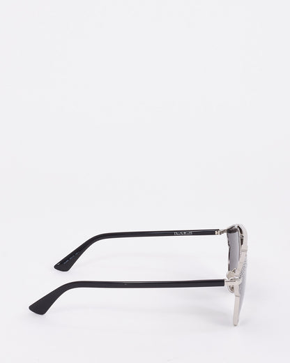 Dior Black & Silver Metal Studded So Real Sunglasses