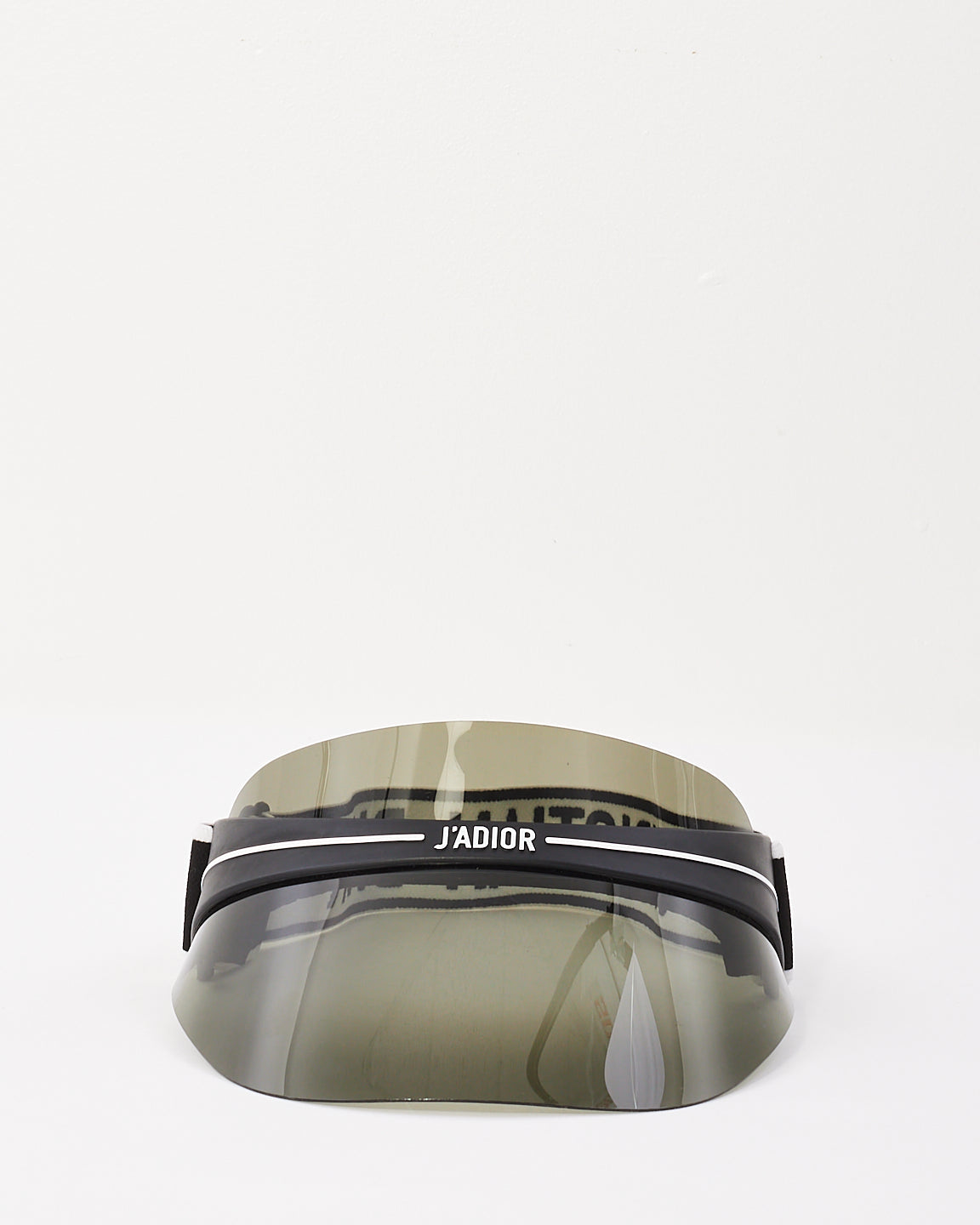 Dior Black Acetate & Fabric Club 1 Visor
