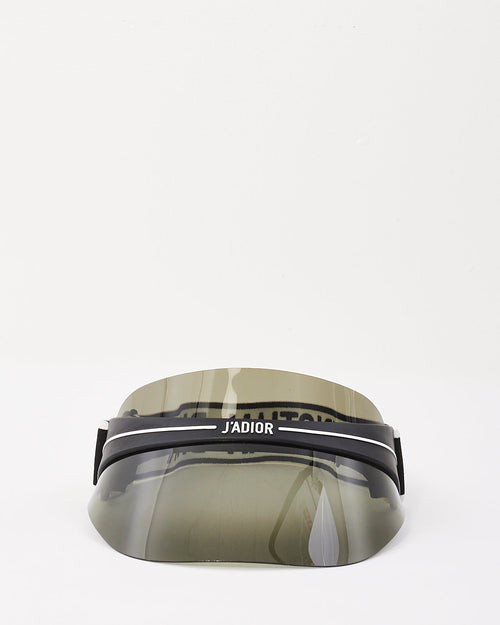 Dior Black Acetate & Fabric Club 1 Visor