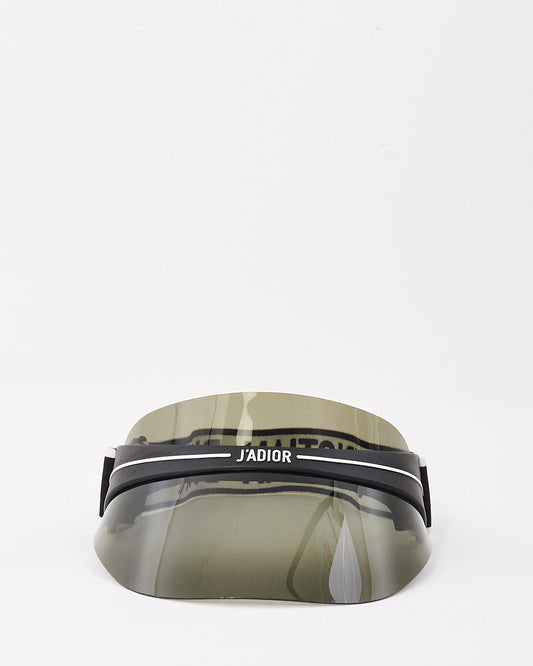 Dior Black Acetate & Fabric Club 1 Visor