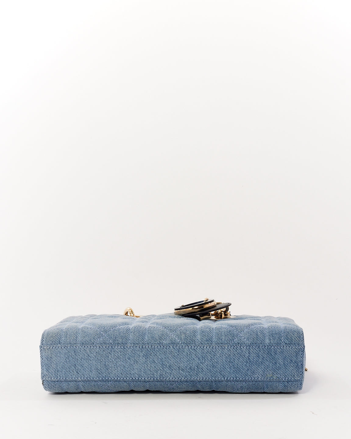 Dior Blue Denim Small Lady D Joy Bag