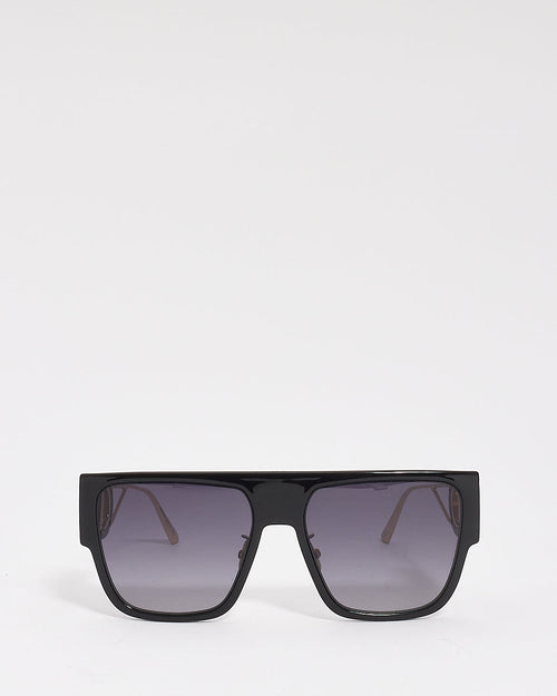 Dior Black Acetate 30Montaigne S3U Shield Sunglasses