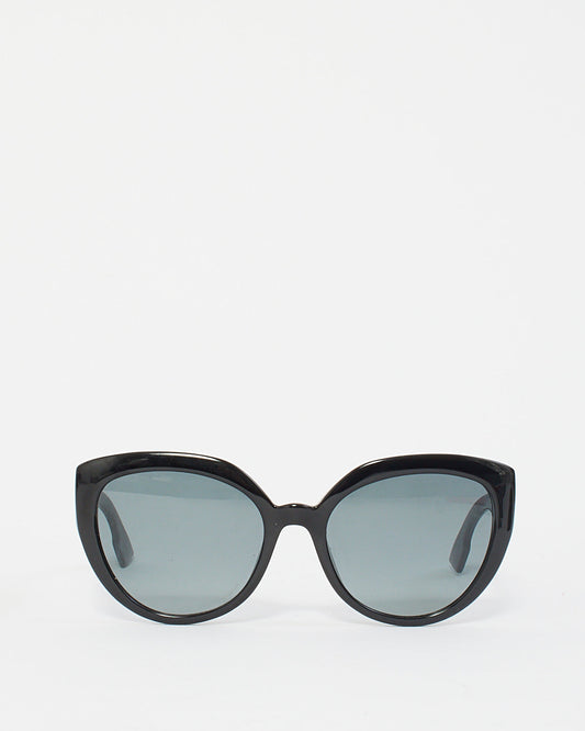 Dior Black Acetate DDiorF Cat Eye Sunglasses