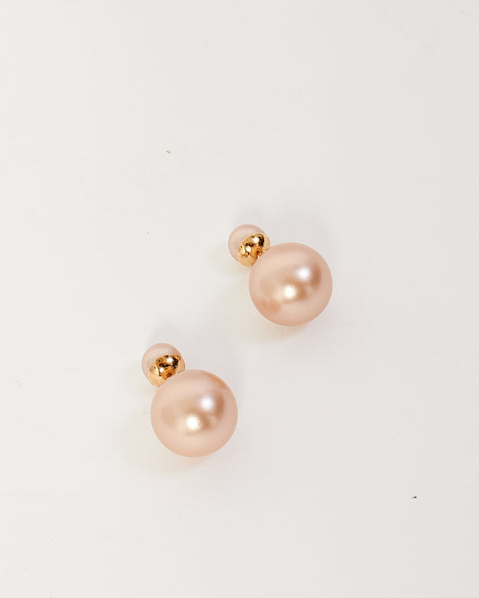 Dior Pink Pearl Tribales Earrings