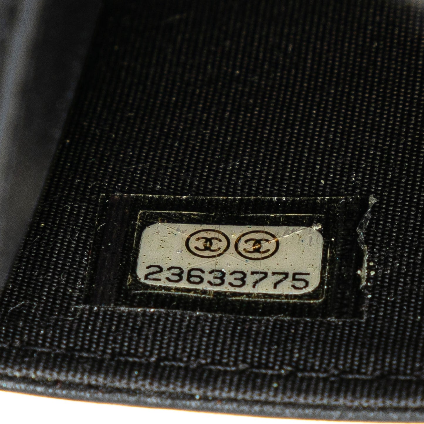 Black Chanel Quilted Lambskin Data Center Wallet On Chain Crossbody Bag