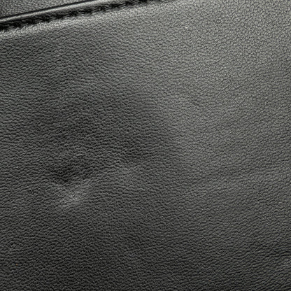 Black Chanel Quilted Lambskin Data Center Wallet On Chain Crossbody Bag