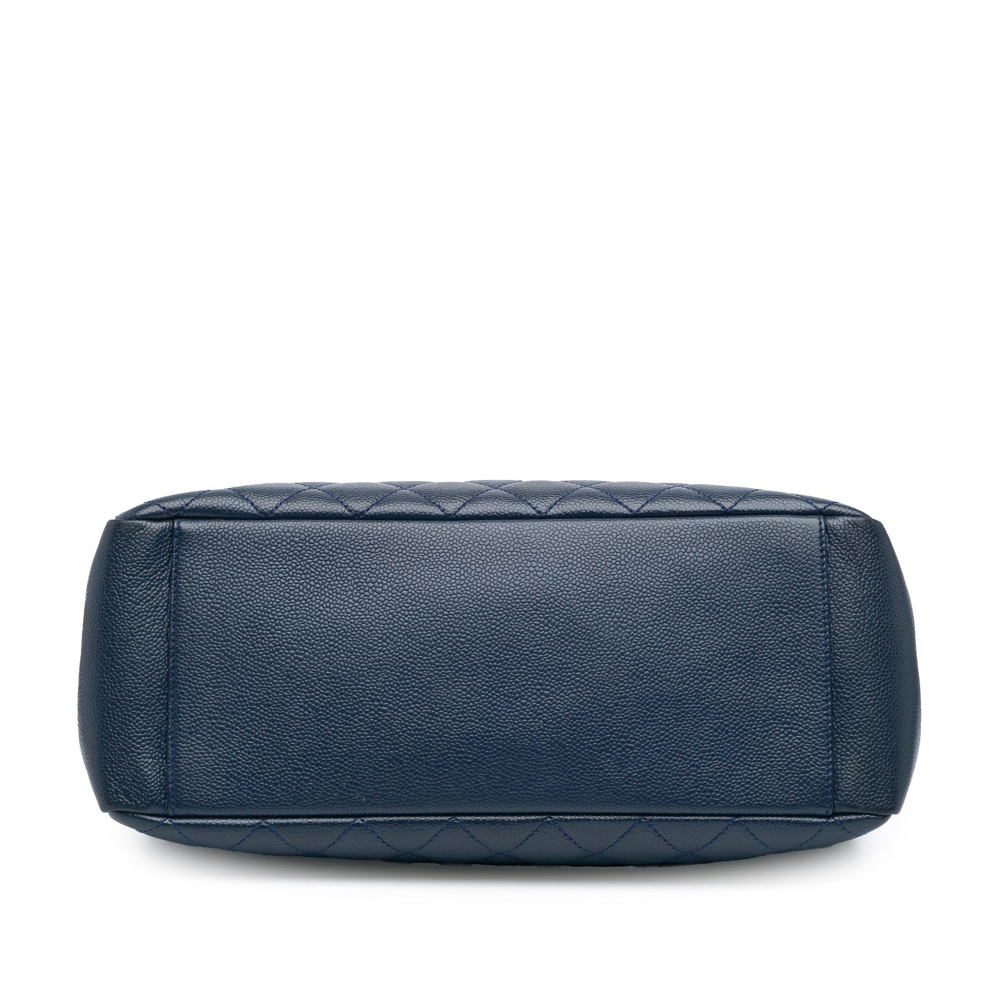Blue Chanel Caviar Grand Shopping Tote
