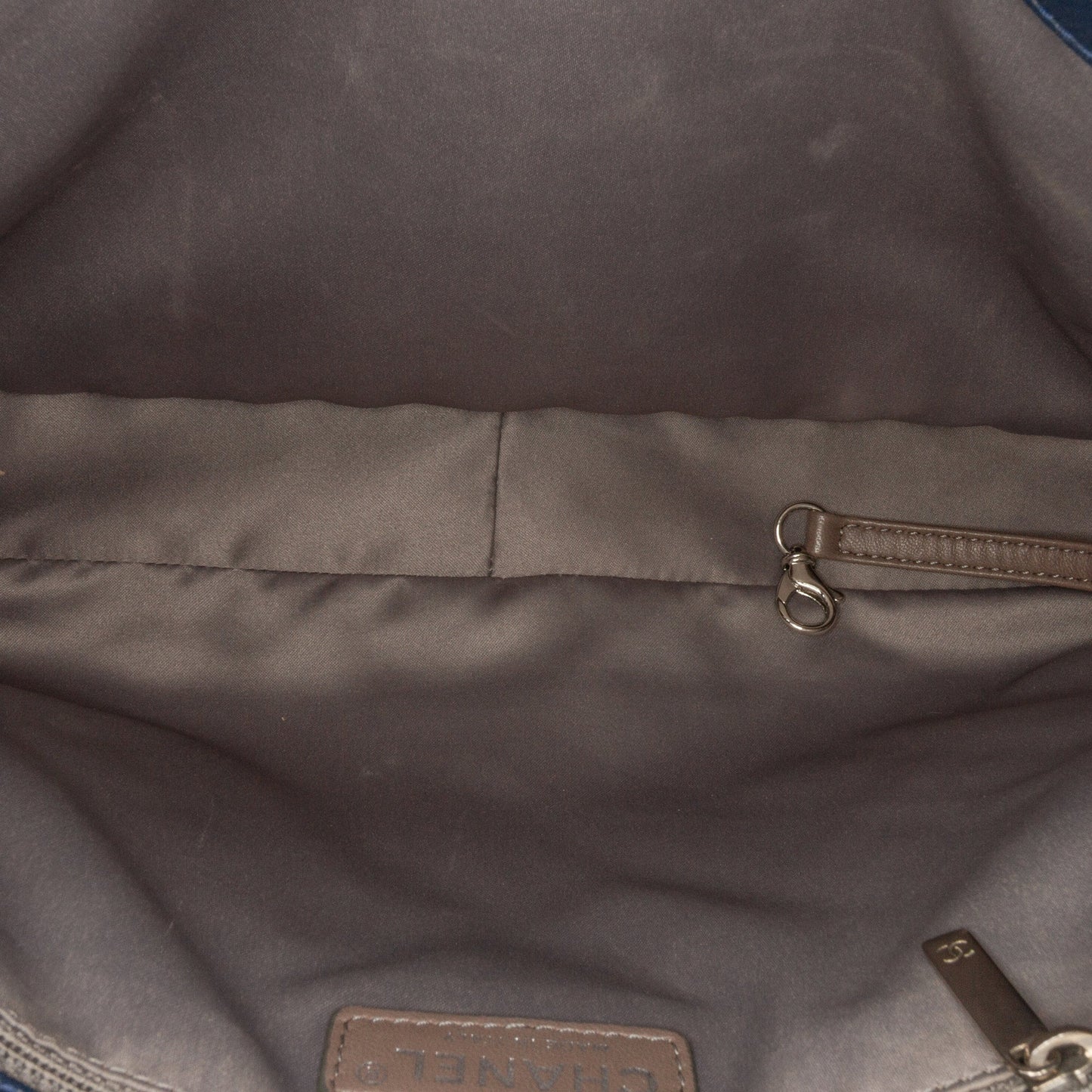 Blue Chanel Caviar Grand Shopping Tote