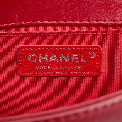 Black Chanel Small Bicolor Boy Shoulder Bag