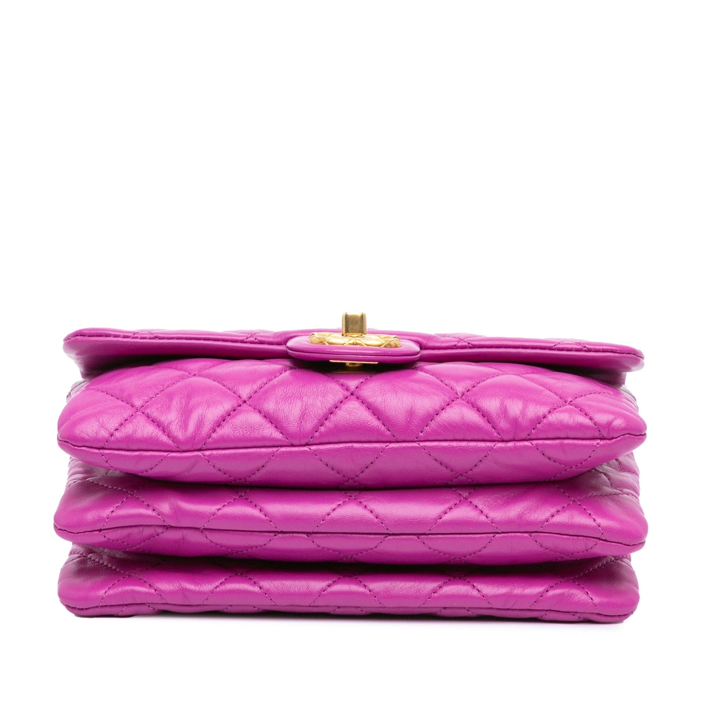 Chanel Sac Small Quilted Lambskin Pillow Crush Flap