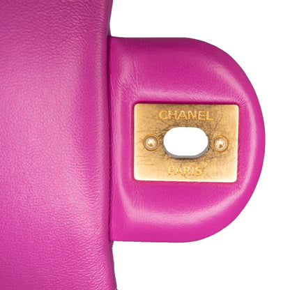 Chanel Sac Small Quilted Lambskin Pillow Crush Flap
