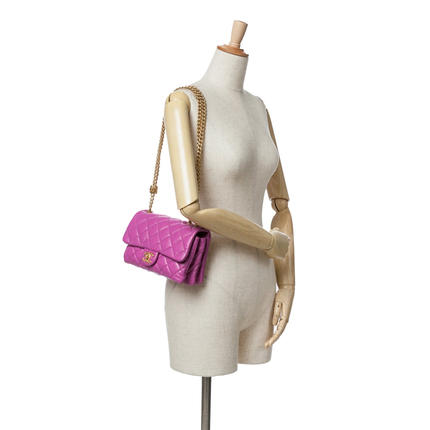 Chanel Sac Small Quilted Lambskin Pillow Crush Flap