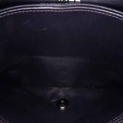Blue Chanel Medium Classic Lambskin Double Flap Shoulder Bag