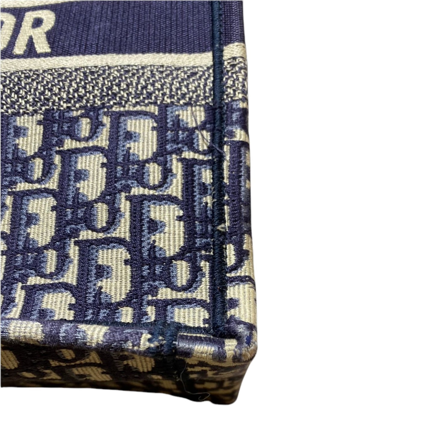 Dior Oblique Small Book Tote Blue