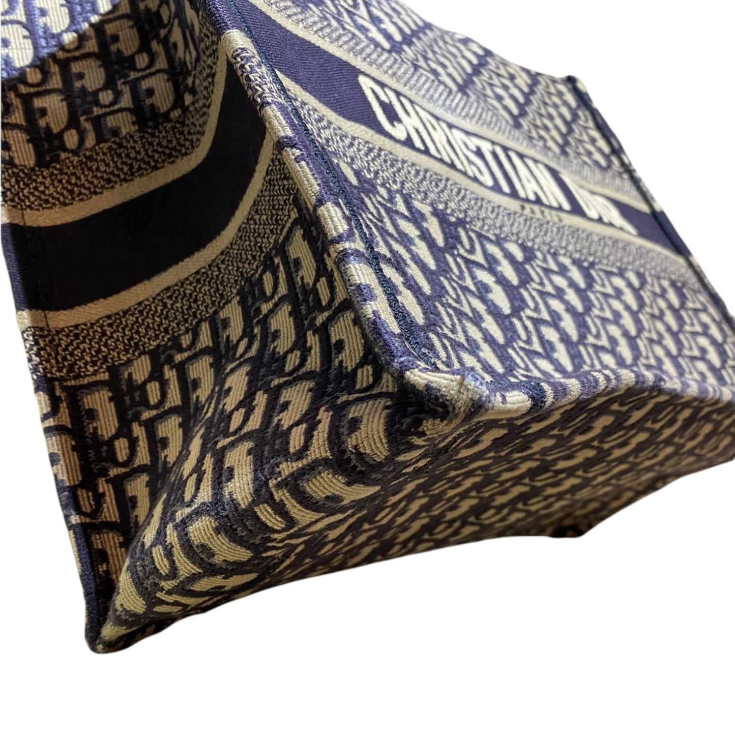 Dior Oblique Small Book Tote Blue