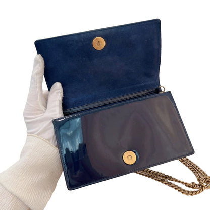 Dior Diorama Woc Patent Blue GHW