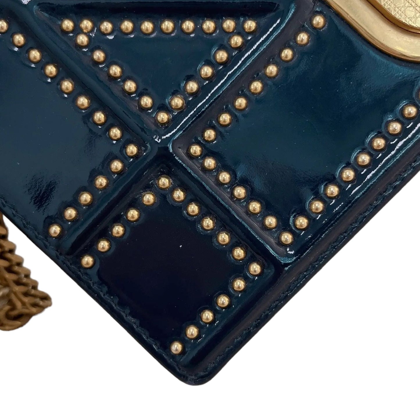Dior Diorama Woc Patent Blue GHW
