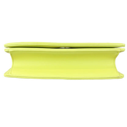 Diorama Flap Small Calfskin Yellow SHW