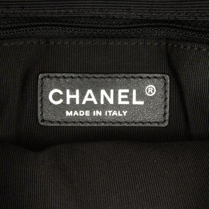 Chanel Sac CC Grossgrain trim Lambskin Flap Shoulder Bag