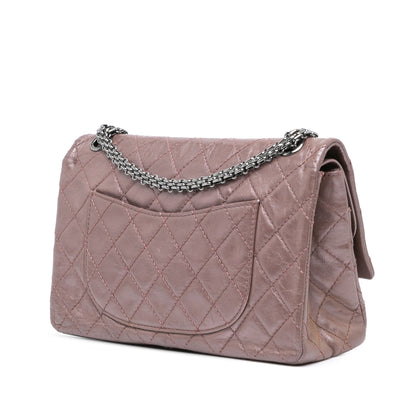 Chanel Sac Reissue 2.55 Aged Metallic Calfskin Double Flap 226