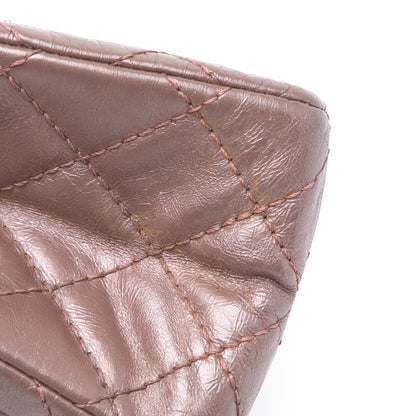 Chanel Sac Reissue 2.55 Aged Metallic Calfskin Double Flap 226