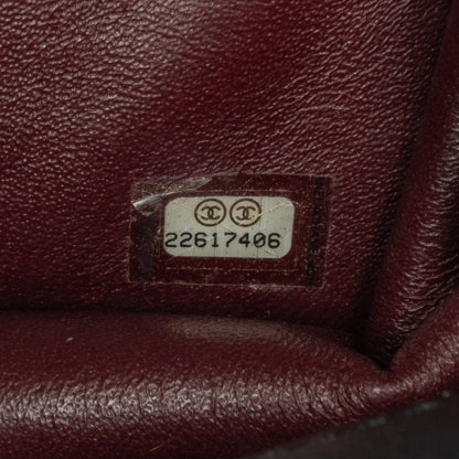 Black Chanel Mini Calfskin Propeller Flap Crossbody Bag