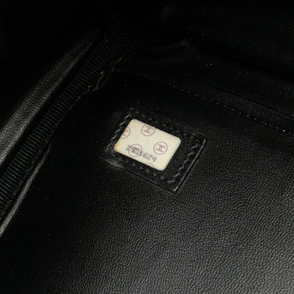 Black Chanel Medium Diamond Stitch Lambskin Satchel