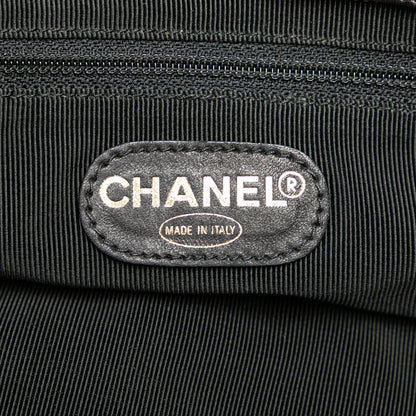 Black Chanel CC Lambskin Chain Tote