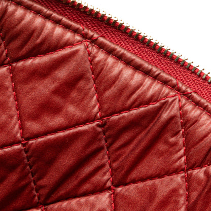 Chanel Sac Medium Quilted Caviar Boy O Case Clutch