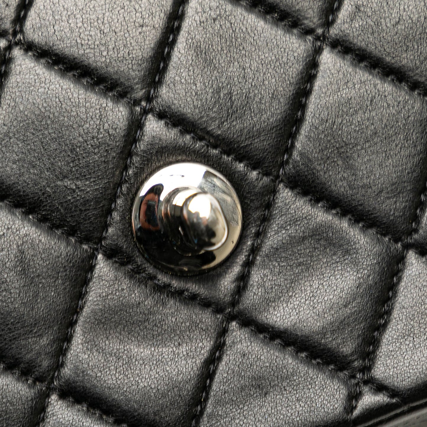 Black Chanel Medium Classic Lambskin Double Flap Shoulder Bag