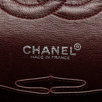 Black Chanel Medium Classic Lambskin Double Flap Shoulder Bag