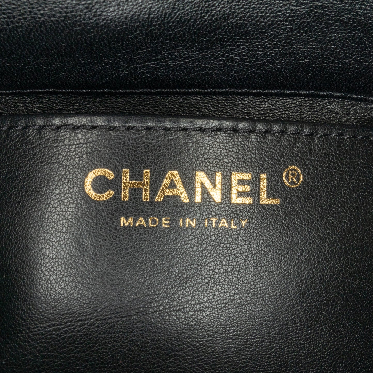 Black Chanel Mini Quilted Lambskin Multi Chain Flap Crossbody Bag
