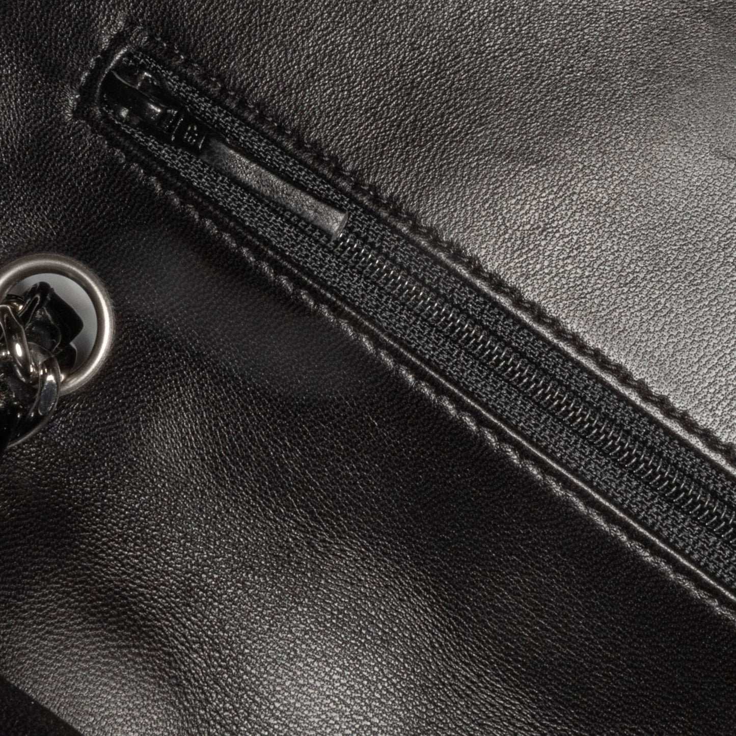 Black Chanel Jumbo Classic Patent Double Flap Shoulder Bag
