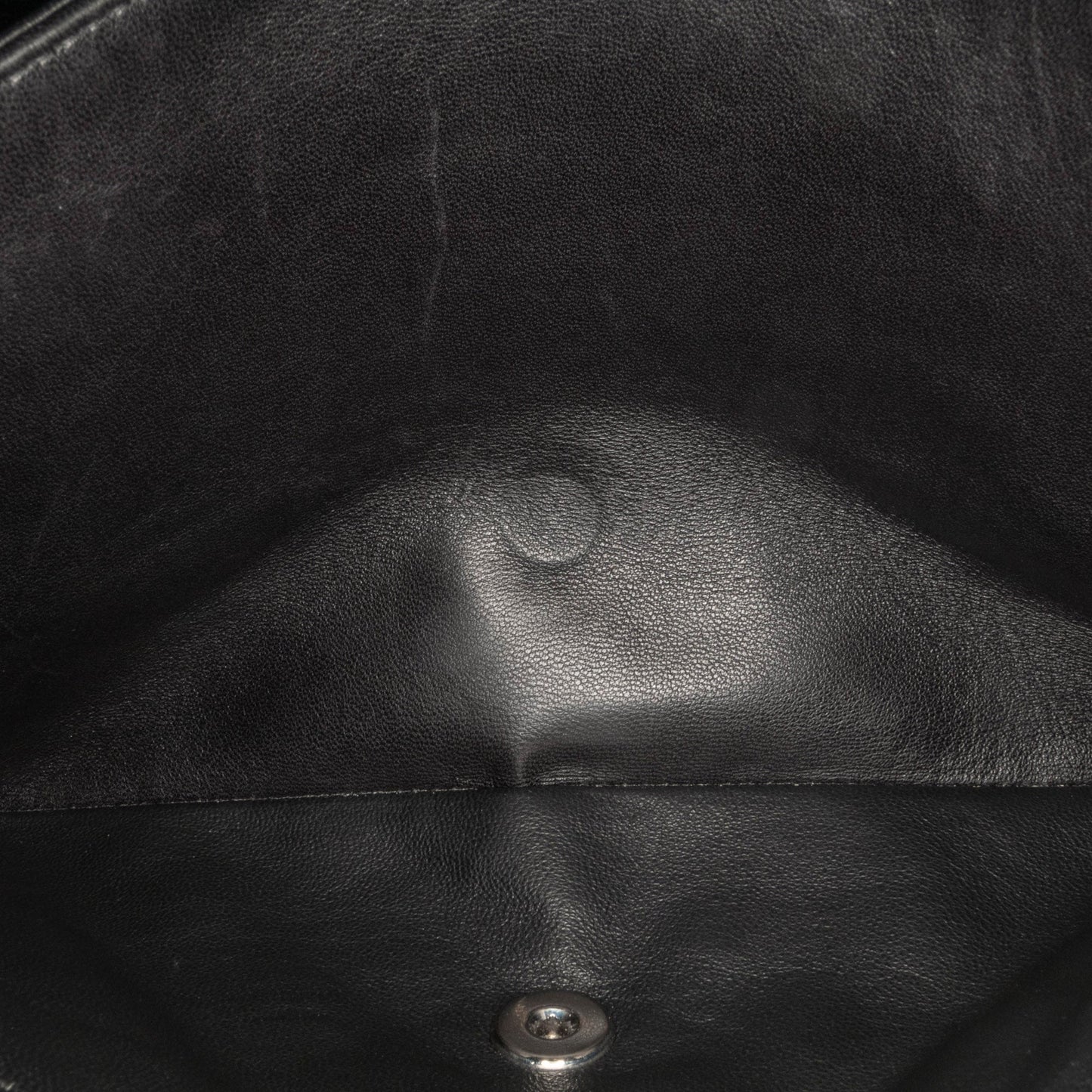 Black Chanel Jumbo Classic Patent Double Flap Shoulder Bag