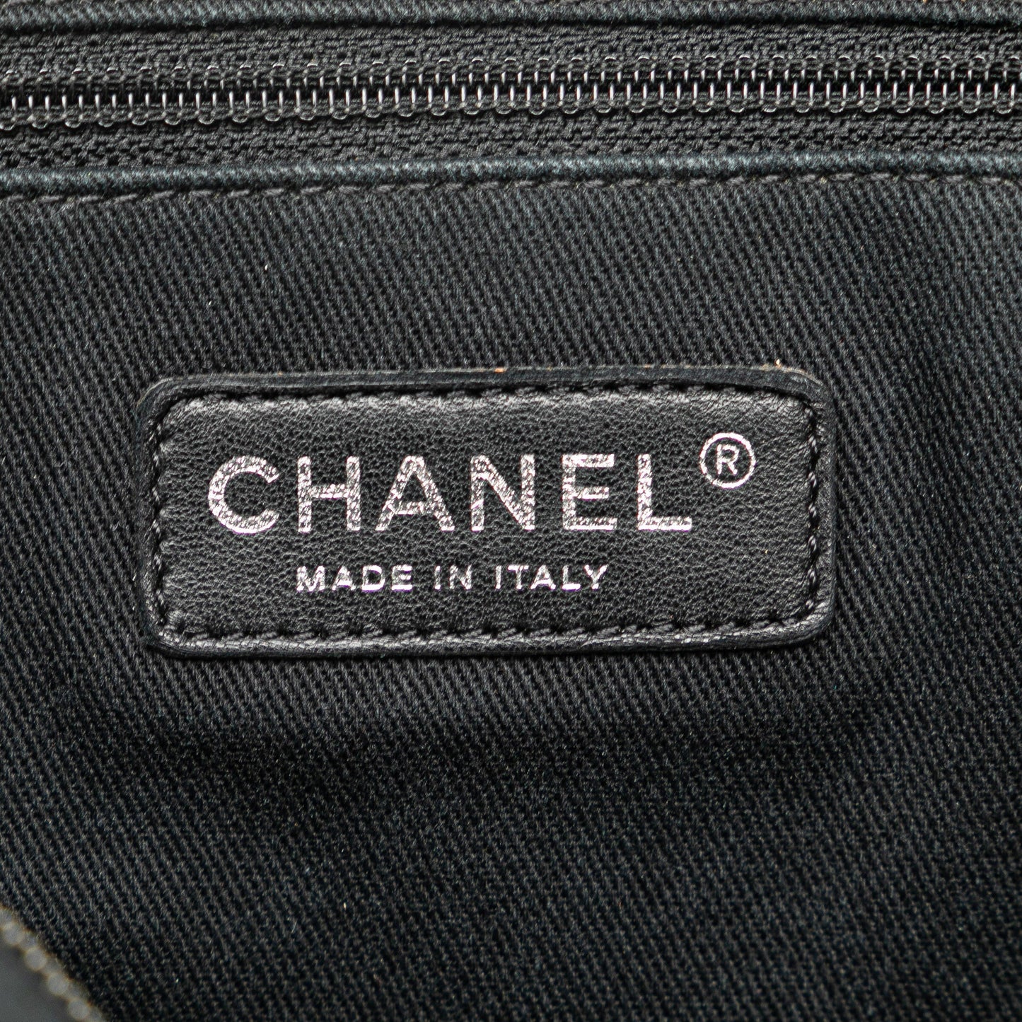 Black Chanel Medium Aged Calfskin In The Mix Zip Flap Shoulder Bag