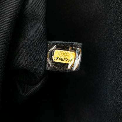 Black Chanel Medium Aged Calfskin In The Mix Zip Flap Shoulder Bag