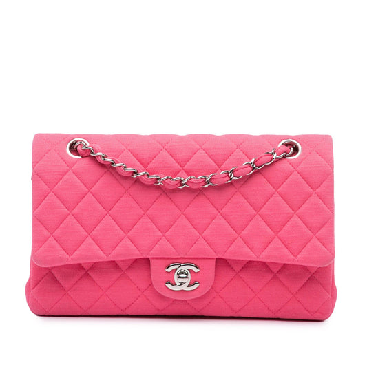 Chanel Sac Medium Classic Jersey Double Flap