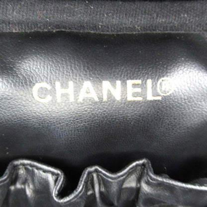 Black Chanel CC Caviar Vanity Case