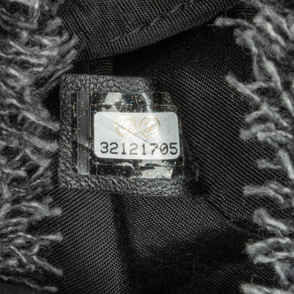 Gray Chanel Mini Denim Mood Bucket with Chain