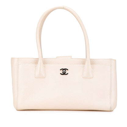 Brown Chanel Small Calfskin Executive Cerf Tote