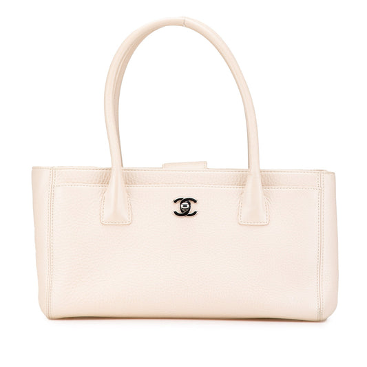 Brown Chanel Small Calfskin Executive Cerf Tote
