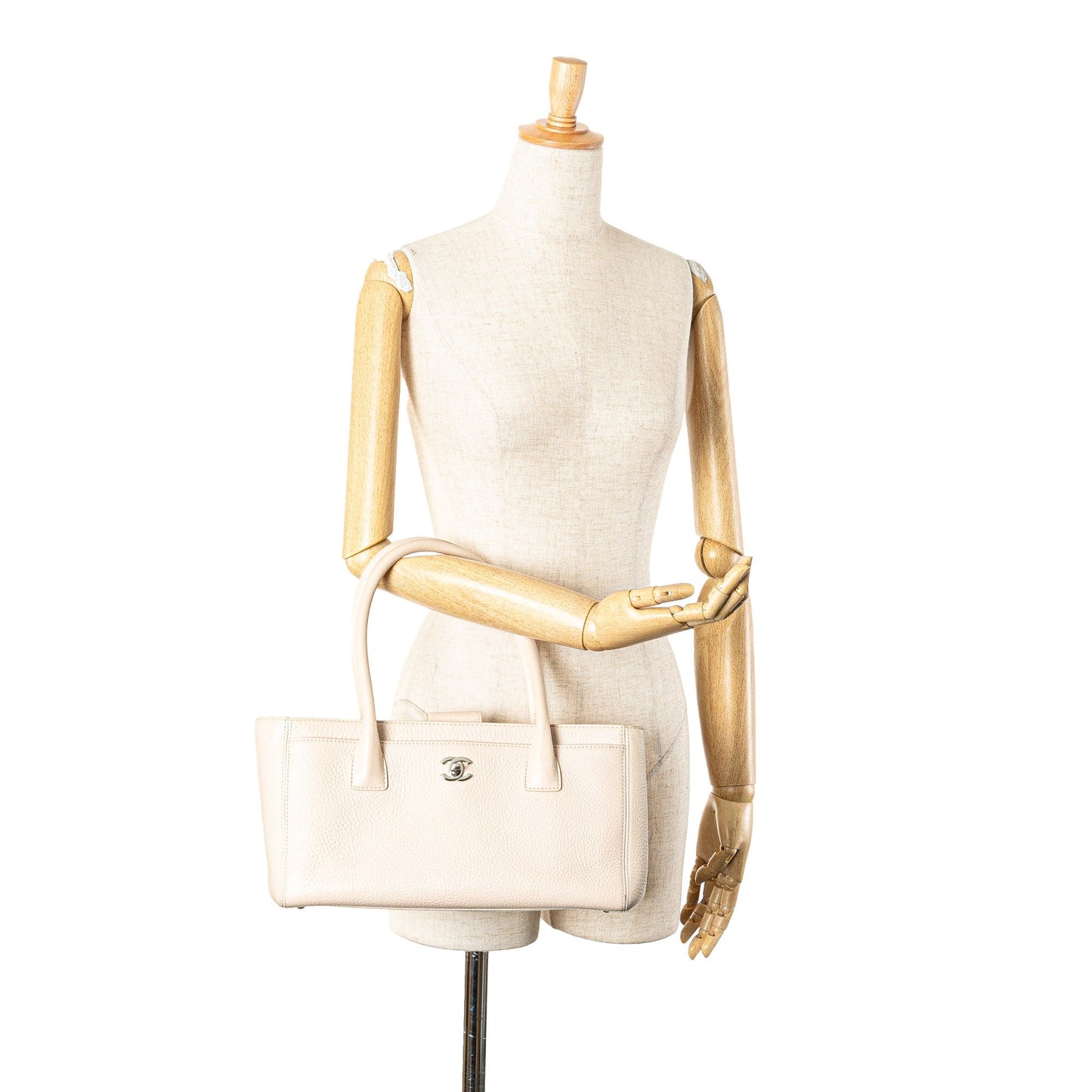 Brown Chanel Small Calfskin Executive Cerf Tote