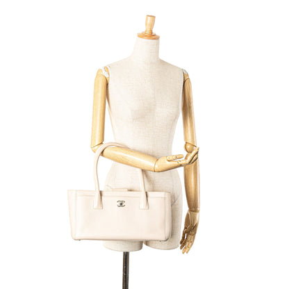 Brown Chanel Small Calfskin Executive Cerf Tote