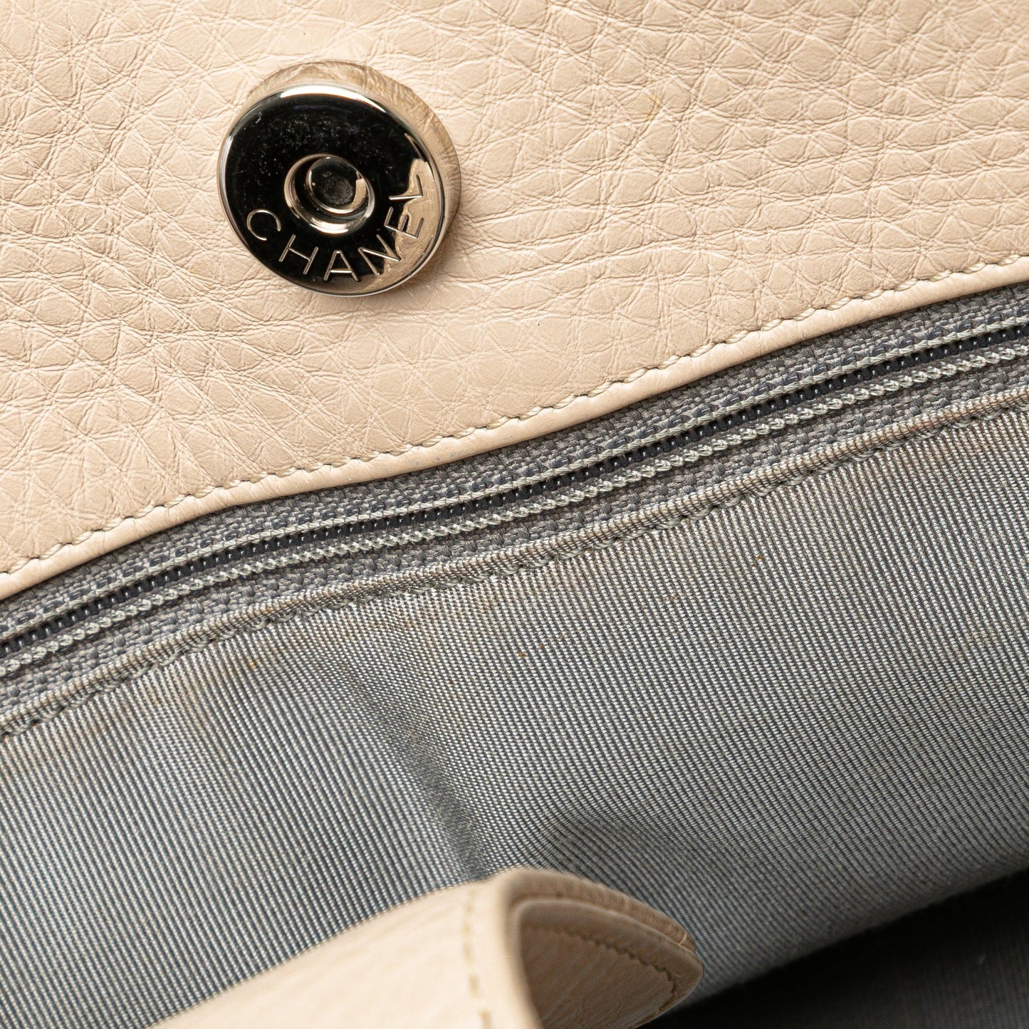 Brown Chanel Small Calfskin Executive Cerf Tote