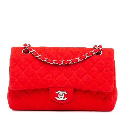 Chanel Sac Medium Classic Jersey Double Flap
