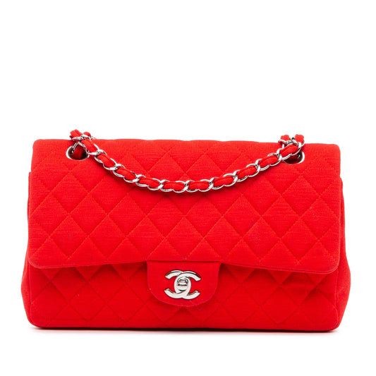 Chanel Sac Medium Classic Jersey Double Flap
