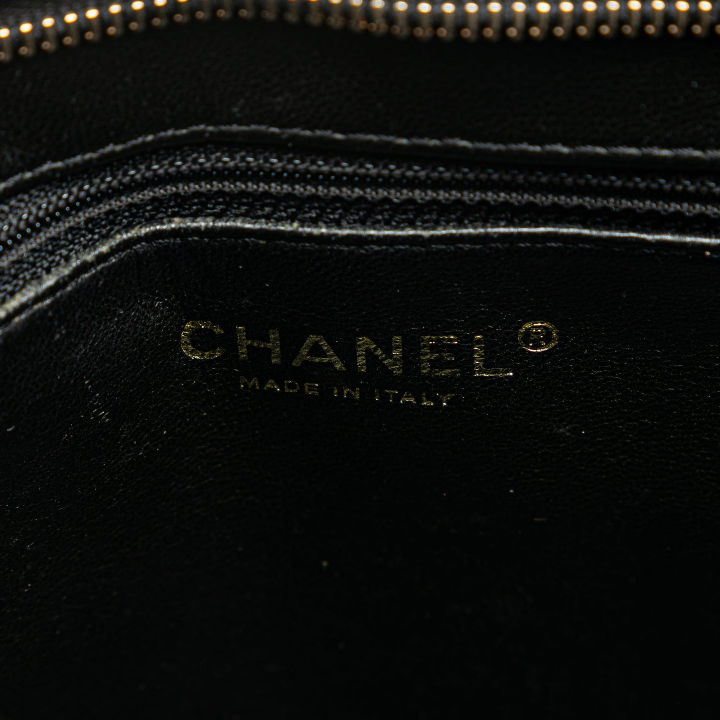 Black Chanel Caviar Medallion Tote