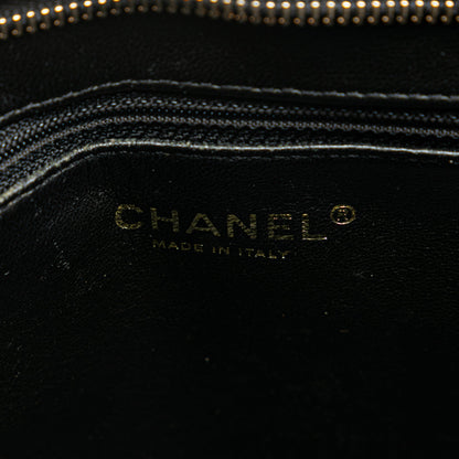 Black Chanel Caviar Medallion Tote